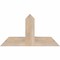 Ekena Millwork Portland Smooth Timber Gable Bracket, Douglas Fir, 36"W x 19"H x 5 1/2"D x 5 1/2"F, 13/12 Pitch GBW036X19X0606POR00SDF - alternate 1